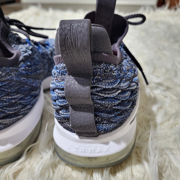 NIKE LEBRON James 15 Low Signal Blue A01755-400 Sneakers Basketball Shoes SZ 8.5 - Picture 6 of 11